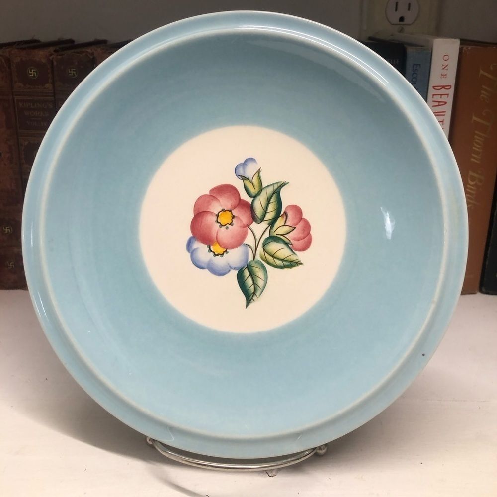 0478 Vintage 1930s Rio Vista Dinner Plate by Vernon Kilns